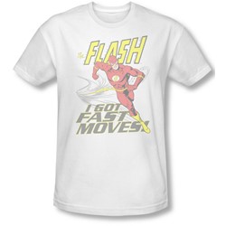 Dc Comics - Mens Fast Moves T-Shirt In White