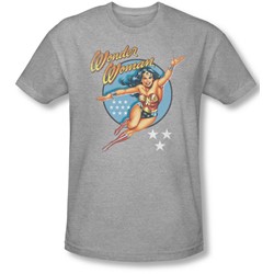 Dc Comics - Mens Wonder Woman Vintage T-Shirt In Heather