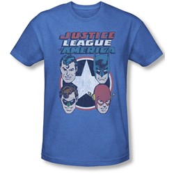Dc Comics - Mens 4 Stars T-Shirt In Royal