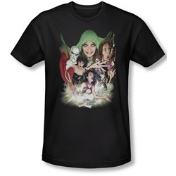 Justice League, The - Mens Justice League Dark T-Shirt In Black