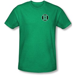 Green Lantern - Mens Kyle Rayner Logo T-Shirt In Kelly Green