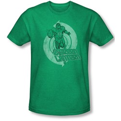 Green Lantern - Mens Power T-Shirt In Kelly Green