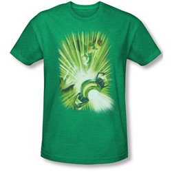 Green Lantern - Mens Lantern'S Light T-Shirt In Kelly Green