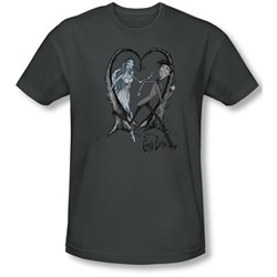 Corpse Bride - Mens Runaway Groom T-Shirt In Charcoal