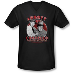 Abbott & Costello - Mens Bad Boy V-Neck T-Shirt
