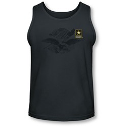 Army - Mens Left Chest Tank-Top