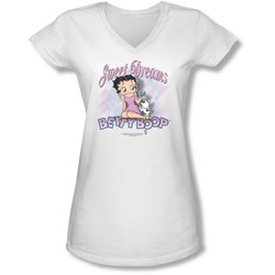 Boop - Juniors Sweet Dreams V-Neck T-Shirt