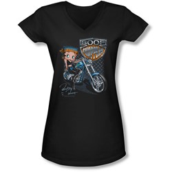 Boop - Juniors Choppers V-Neck T-Shirt