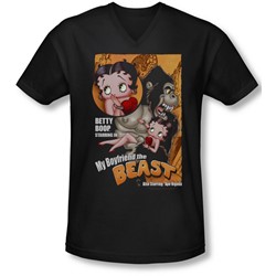 Boop - Mens Boyfriend The Beast V-Neck T-Shirt