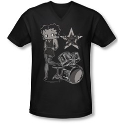 Boop - Mens With The Band V-Neck T-Shirt