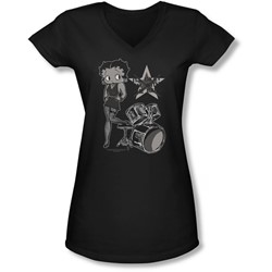 Boop - Juniors With The Band V-Neck T-Shirt