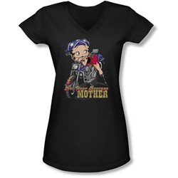 Boop - Juniors Not Your Average Mother V-Neck T-Shirt