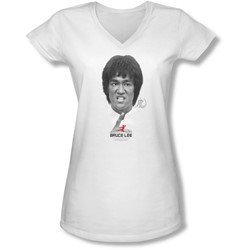 Bruce Lee - Juniors Self Help V-Neck T-Shirt