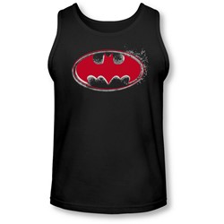 Batman - Mens Hardcore Noir Bat Logo Tank-Top