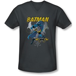 Batman - Mens Urban Gothic V-Neck T-Shirt