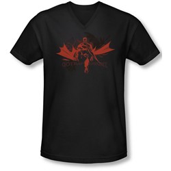 Batman - Mens Gotham Knight V-Neck T-Shirt