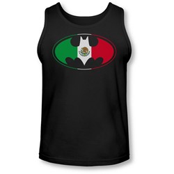Batman - Mens Mexican Flag Shield Tank-Top