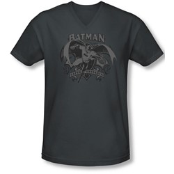 Batman - Mens Crusade V-Neck T-Shirt