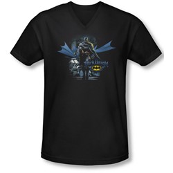 Batman - Mens From The Depths V-Neck T-Shirt