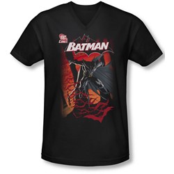 Batman - Mens #655 Cover V-Neck T-Shirt