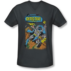 Batman - Mens Detective #487 V-Neck T-Shirt
