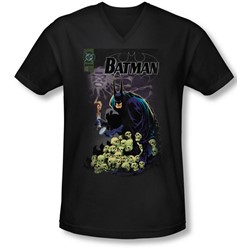 Batman - Mens Cover #516 V-Neck T-Shirt