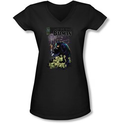 Batman - Juniors Cover #516 V-Neck T-Shirt