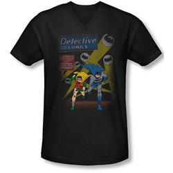 Batman - Mens Dynamic Duo V-Neck T-Shirt