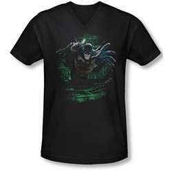 Batman - Mens Surprise V-Neck T-Shirt