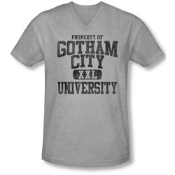 Batman - Mens Property Of Gcu V-Neck T-Shirt