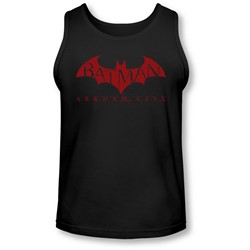 Arkham City - Mens Red Bat Tank-Top