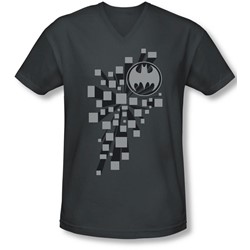Batman - Mens Gotham 3D V-Neck T-Shirt