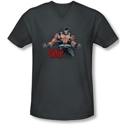 Batman - Mens Bane Flex V-Neck T-Shirt