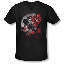 Batman - Mens Robin Spotlight V-Neck T-Shirt