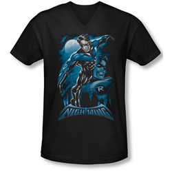 Batman - Mens All Grown Up V-Neck T-Shirt