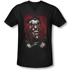 Batman - Mens Blood In Hands V-Neck T-Shirt