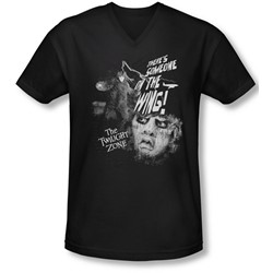 Twilight Zone - Mens Someone On The Wing V-Neck T-Shirt