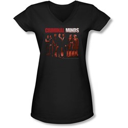 Criminal Minds - Juniors The Crew V-Neck T-Shirt