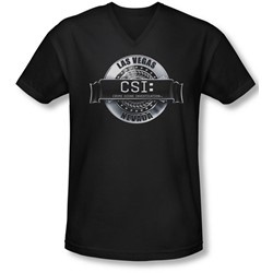 Csi - Mens Rendered Logo V-Neck T-Shirt