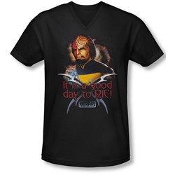 Star Trek - Mens Good Day To Die V-Neck T-Shirt