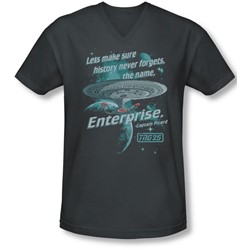 Star Trek - Mens Never Forget V-Neck T-Shirt