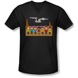 Star Trek - Mens Tos Trexel Crew V-Neck T-Shirt