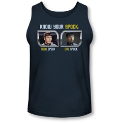 St Original - Mens Know Your Spock Tank-Top