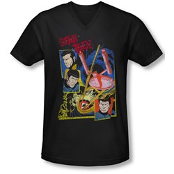 Star Trek - Mens Eye Of The Storm V-Neck T-Shirt