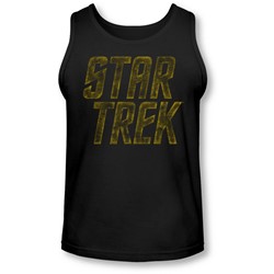 Star Trek - Mens Distressed Logo Tank-Top