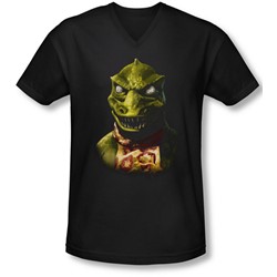 Star Trek - Mens Gorn Bust V-Neck T-Shirt