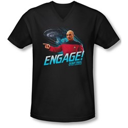 Star Trek - Mens Engage V-Neck T-Shirt