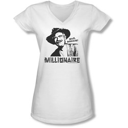 Beverly Hillbillies - Juniors Millionaire V-Neck T-Shirt