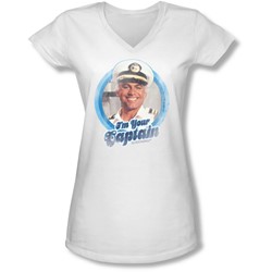 Love Boat - Juniors I'M Your Captain V-Neck T-Shirt