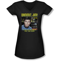 Star Trek - Juniors All Of The Above V-Neck T-Shirt
